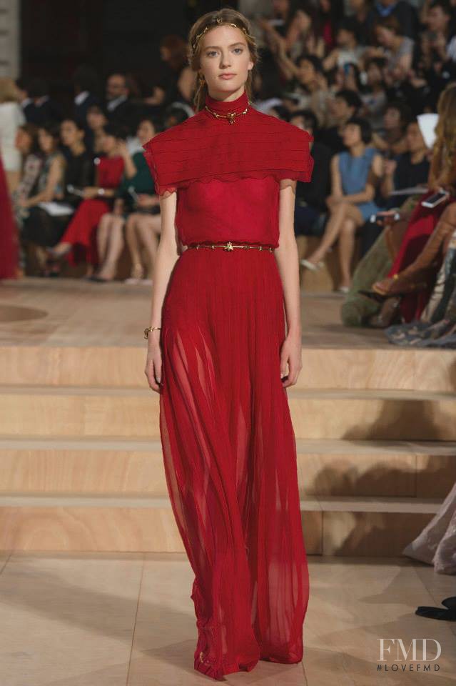 Emmy Rappe featured in  the Valentino Couture fashion show for Autumn/Winter 2015