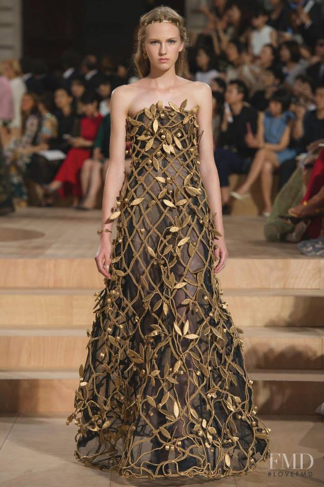 Paula Galecka featured in  the Valentino Couture fashion show for Autumn/Winter 2015