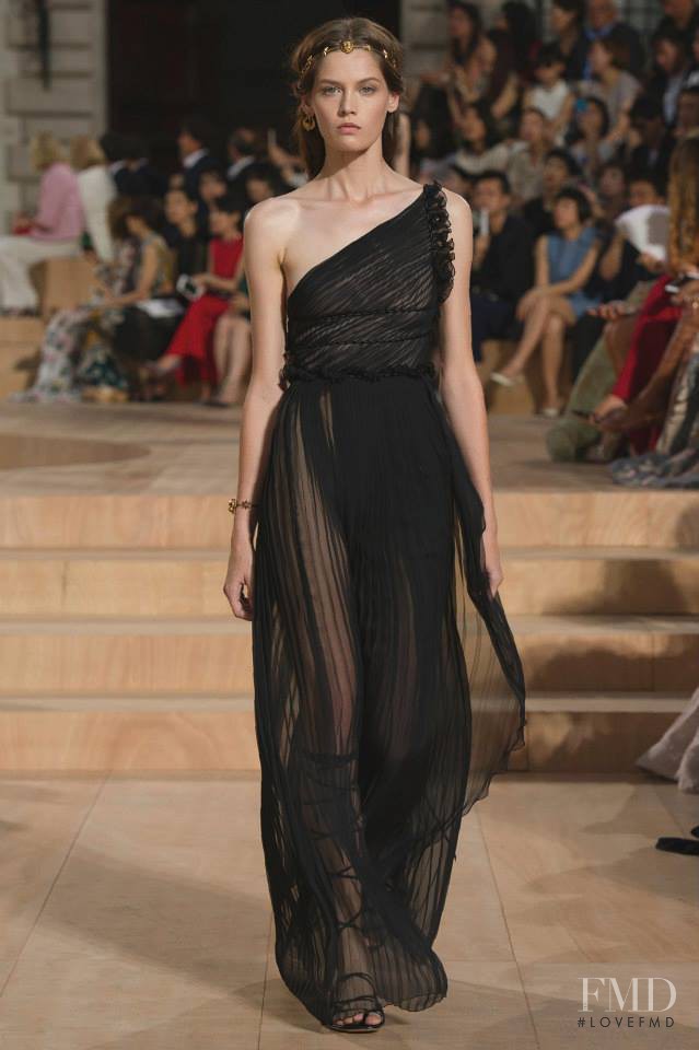 Angel Rutledge featured in  the Valentino Couture fashion show for Autumn/Winter 2015