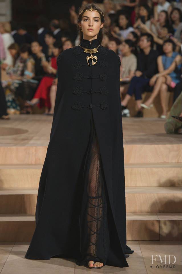 Camille Hurel featured in  the Valentino Couture fashion show for Autumn/Winter 2015