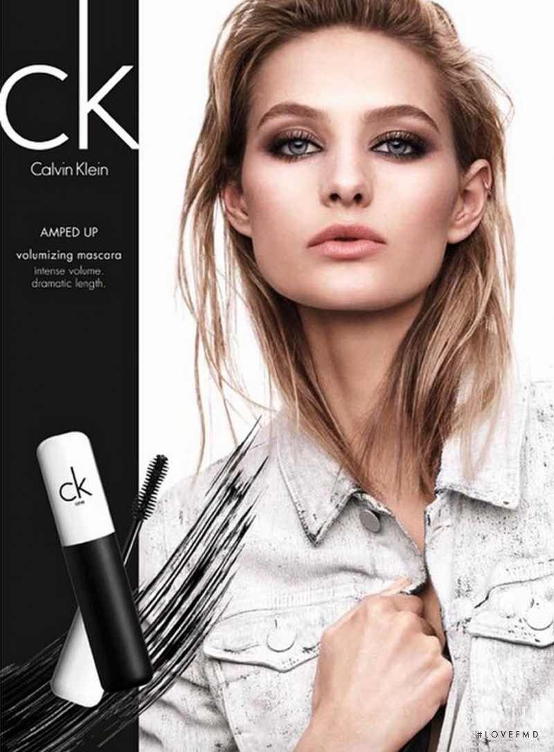 Sanne Vloet featured in  the CK One Color Cosmetics advertisement for Autumn/Winter 2015