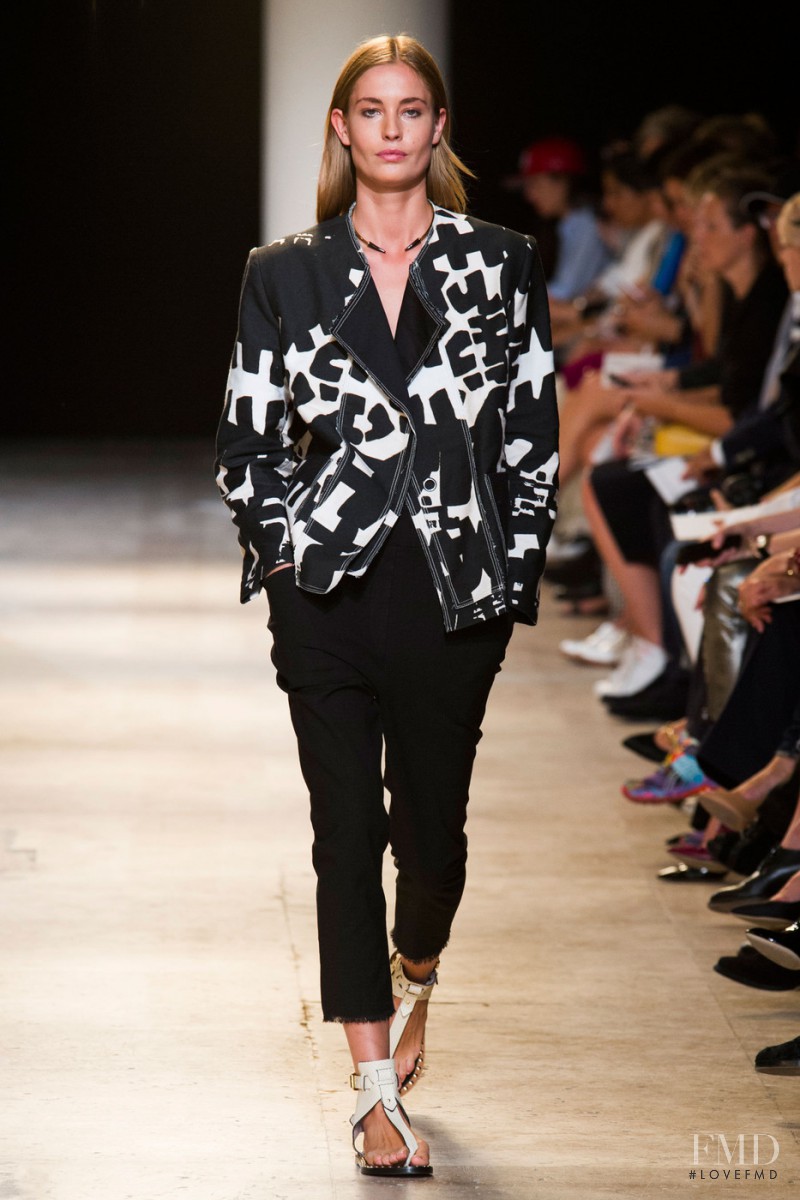 Nadja Bender featured in  the Isabel Marant fashion show for Spring/Summer 2015