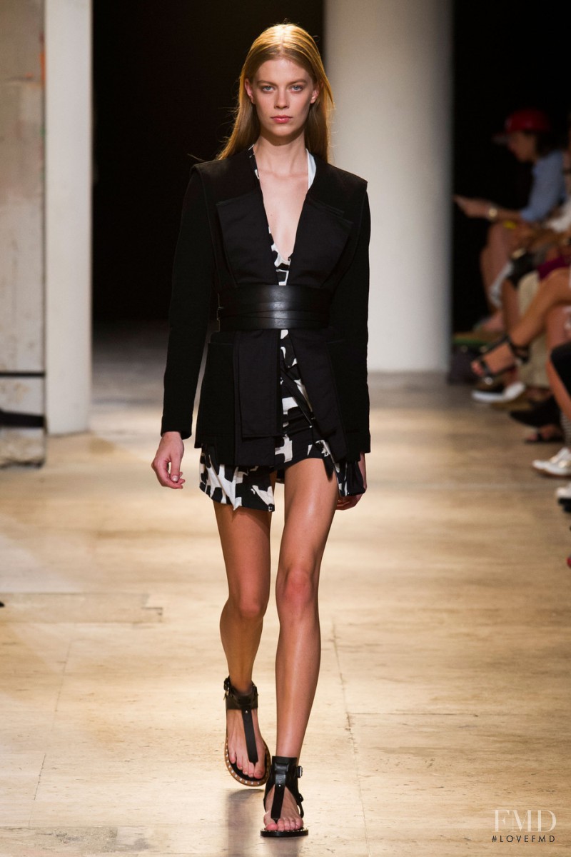 Lexi Boling featured in  the Isabel Marant fashion show for Spring/Summer 2015