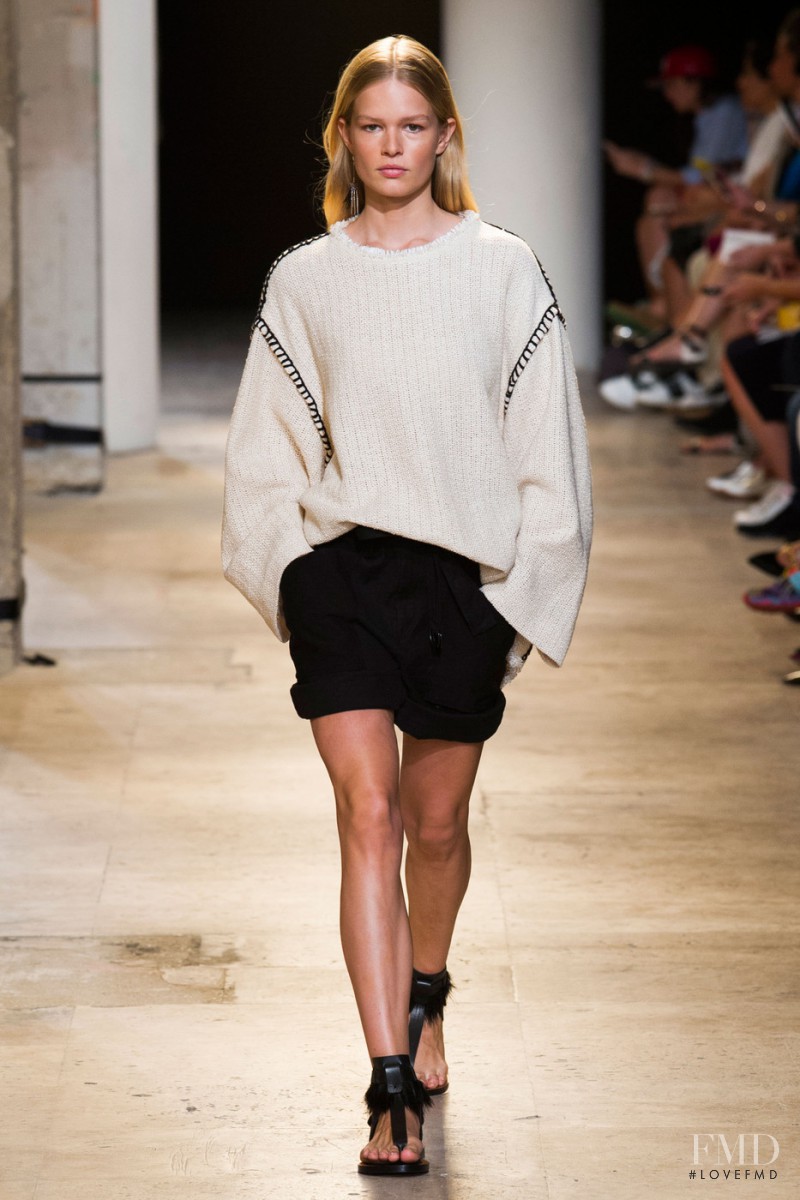 Anna Ewers featured in  the Isabel Marant fashion show for Spring/Summer 2015