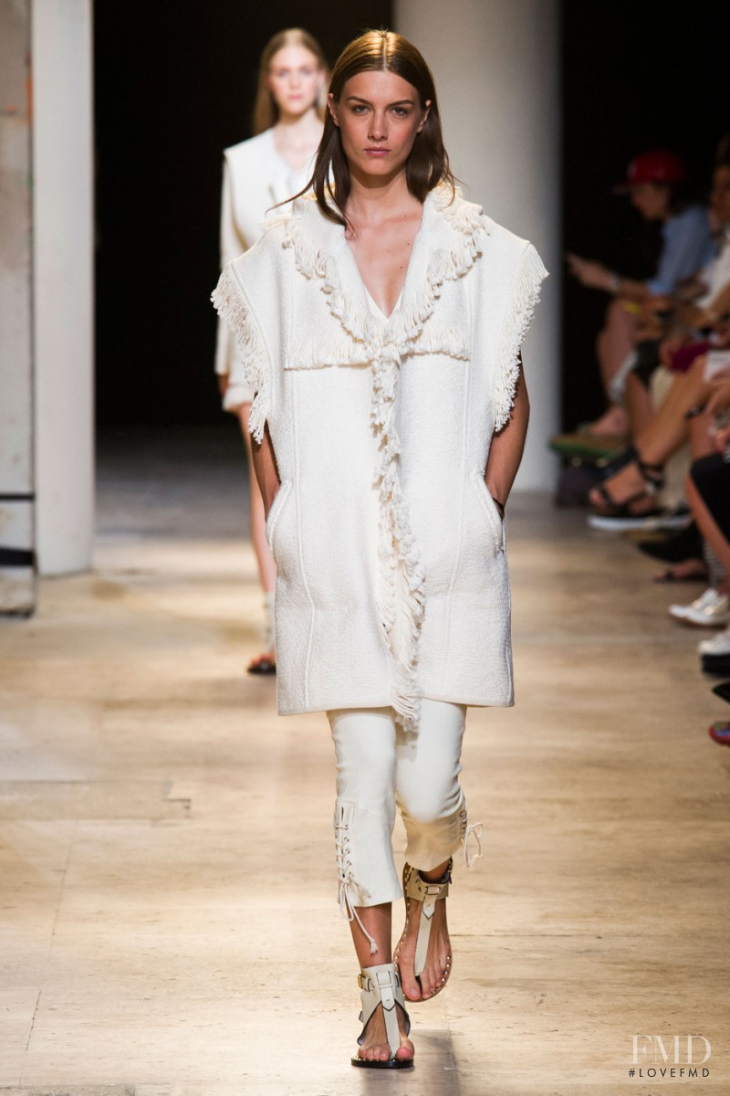 Ronja Furrer featured in  the Isabel Marant fashion show for Spring/Summer 2015