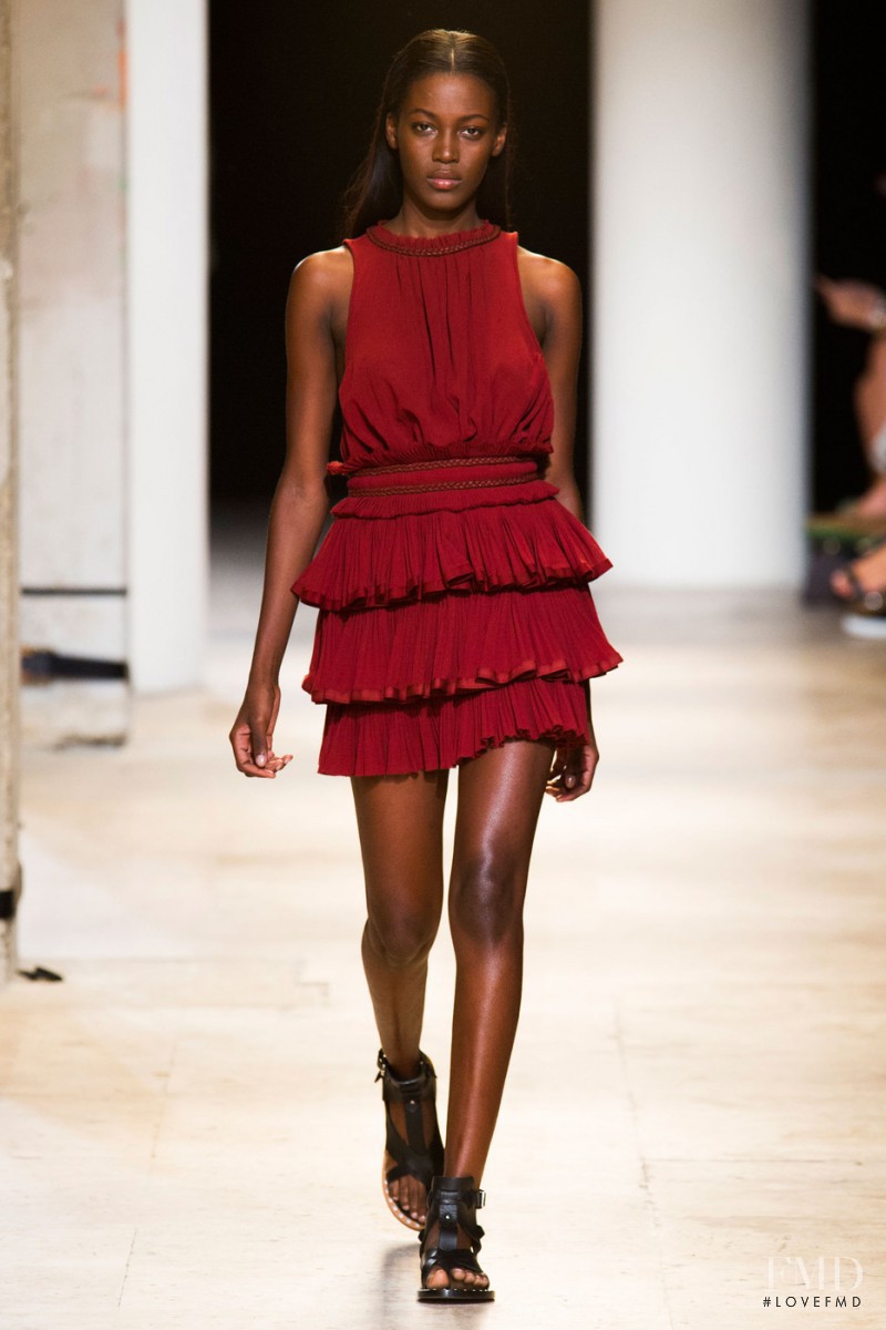 Kai Newman featured in  the Isabel Marant fashion show for Spring/Summer 2015