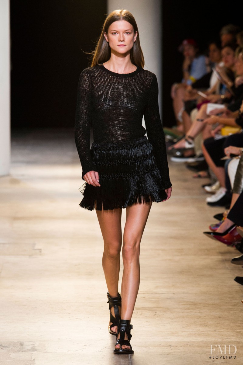 Kasia Struss featured in  the Isabel Marant fashion show for Spring/Summer 2015