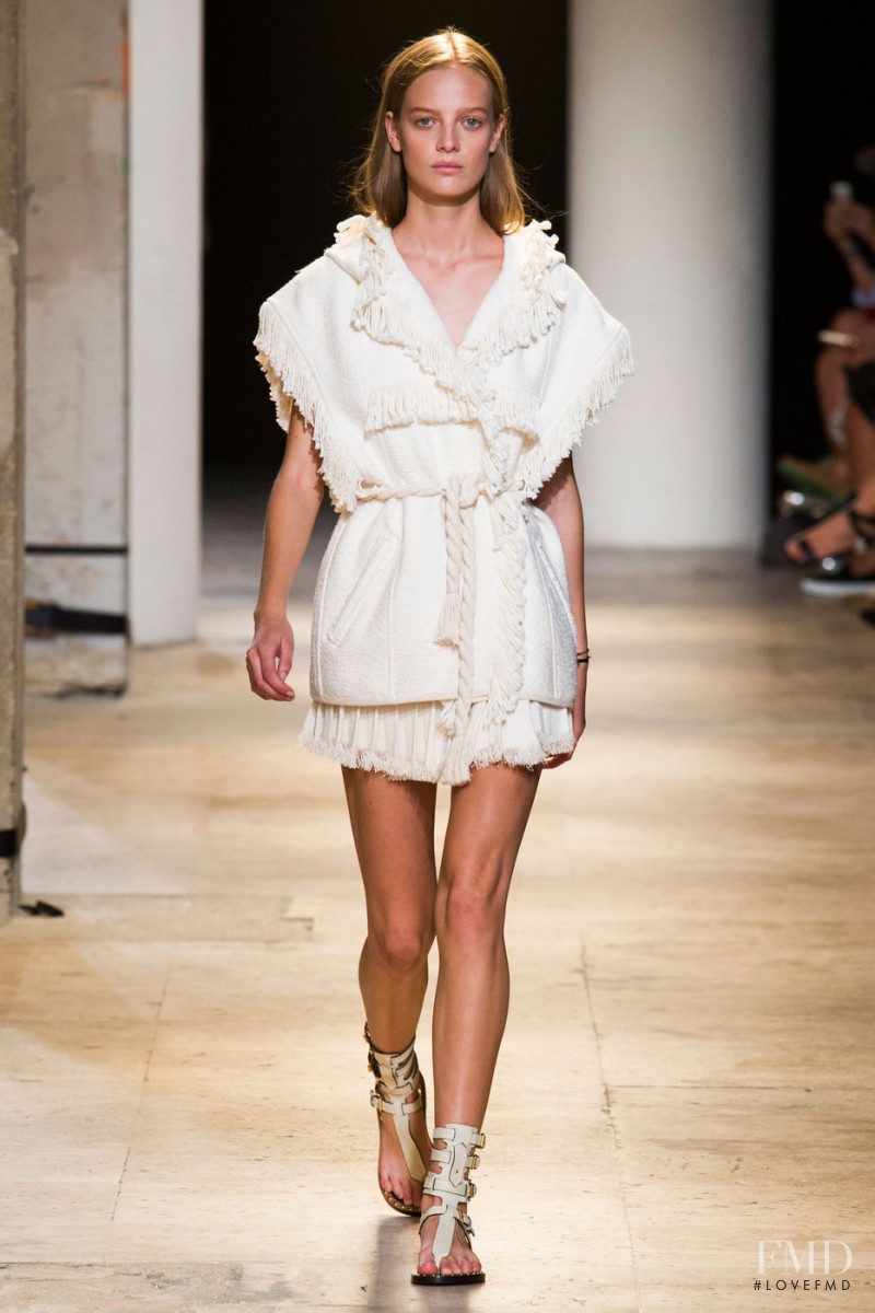 Ine Neefs featured in  the Isabel Marant fashion show for Spring/Summer 2015