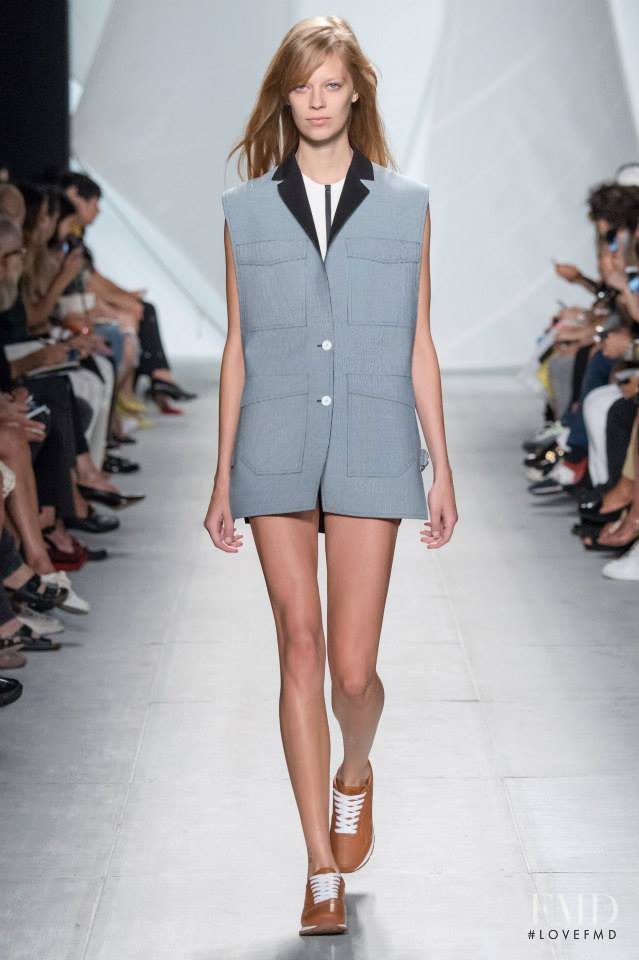 Lexi Boling featured in  the Lacoste fashion show for Spring/Summer 2015