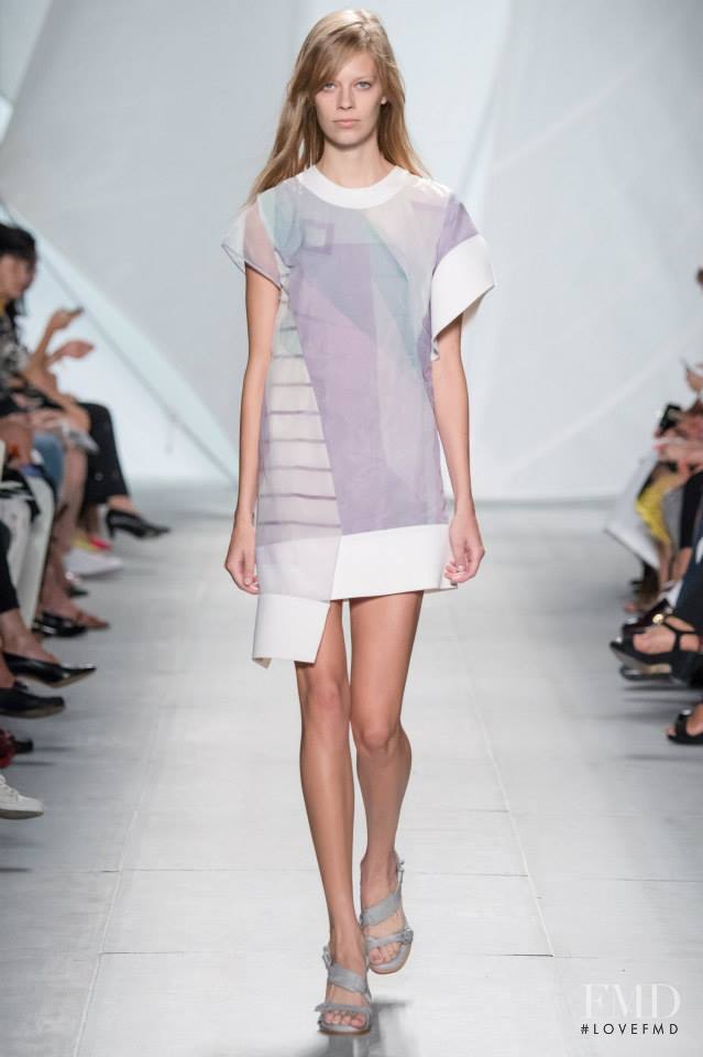 Lexi Boling featured in  the Lacoste fashion show for Spring/Summer 2015