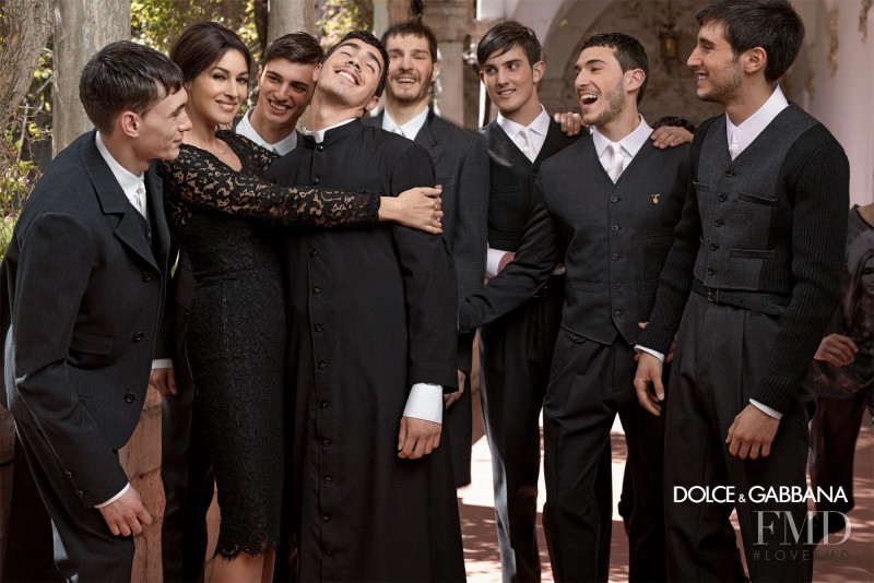 Monica Bellucci featured in  the Dolce & Gabbana advertisement for Autumn/Winter 2013