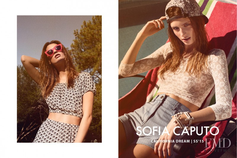 Tatiana Dobosz featured in  the Sofia Caputo advertisement for Spring/Summer 2015