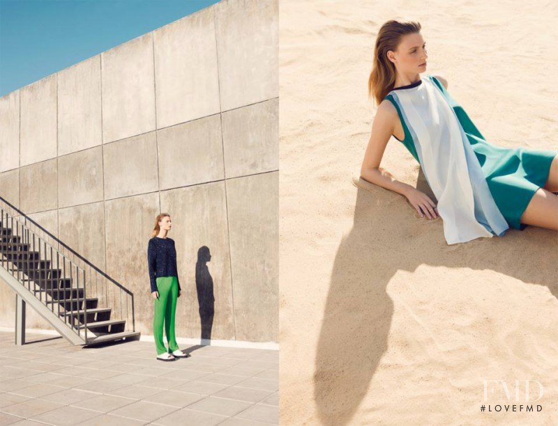 Tatiana Dobosz featured in  the Trosman advertisement for Spring/Summer 2015