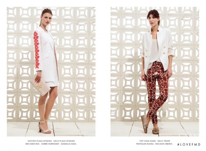 Tatiana Dobosz featured in  the Clara Ibarguren lookbook for Spring/Summer 2015