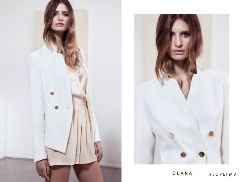 Tatiana Dobosz featured in  the Clara Ibarguren advertisement for Spring/Summer 2015