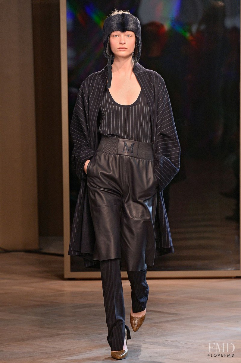 Frederikke Sofie Falbe-Hansen featured in  the Max Mara fashion show for Resort 2016