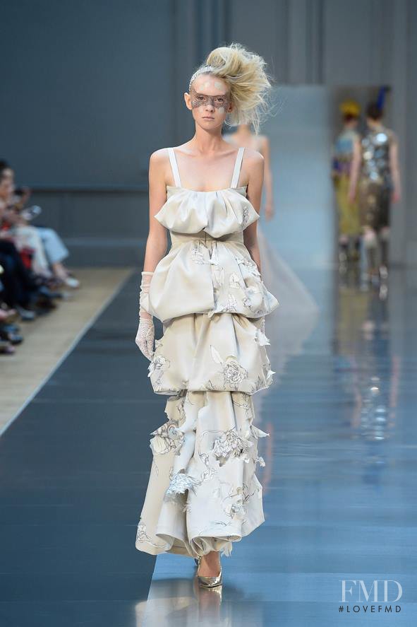 Nastya Sten featured in  the Maison Martin Margiela Artisanal fashion show for Autumn/Winter 2015