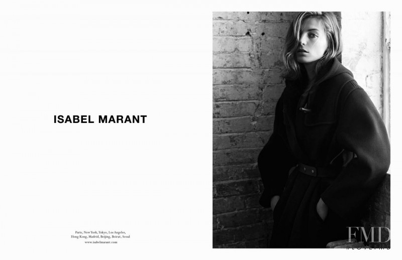 Daria Werbowy featured in  the Isabel Marant advertisement for Autumn/Winter 2013