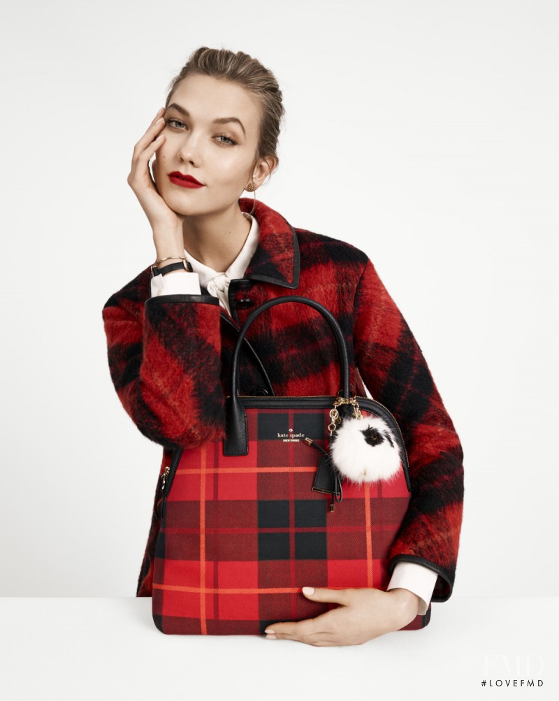 Karlie Kloss featured in  the Kate Spade New York advertisement for Autumn/Winter 2015