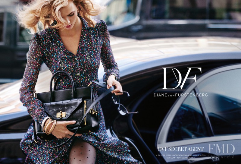 Karlie Kloss featured in  the Diane Von Furstenberg advertisement for Autumn/Winter 2015