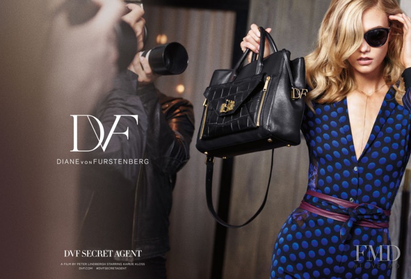 Karlie Kloss featured in  the Diane Von Furstenberg advertisement for Autumn/Winter 2015