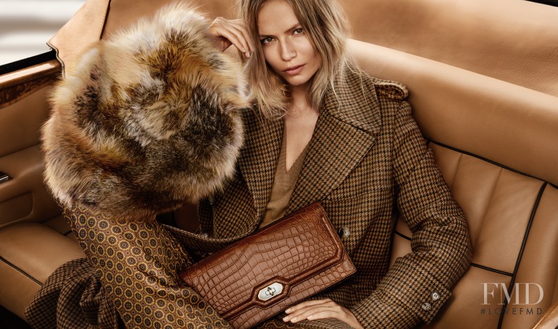 Natasha Poly featured in  the Michael Kors Collection advertisement for Autumn/Winter 2015