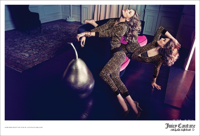 Andreea Diaconu featured in  the Juicy Couture advertisement for Autumn/Winter 2013