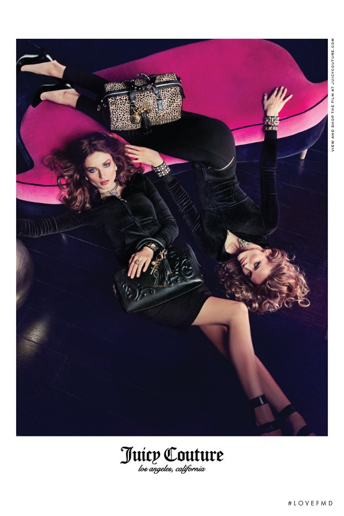 Andreea Diaconu featured in  the Juicy Couture advertisement for Autumn/Winter 2013