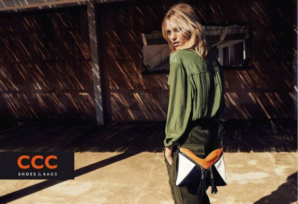 Anja Rubik featured in  the CCC advertisement for Spring/Summer 2015