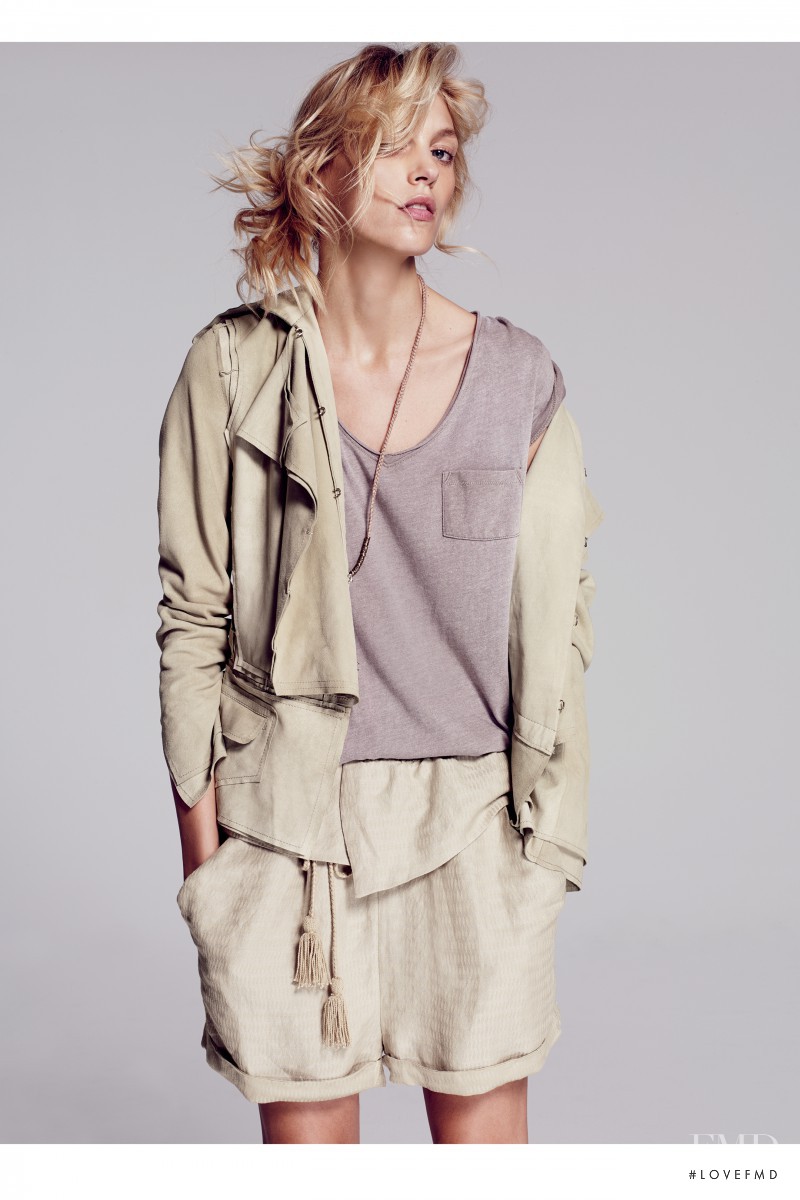 Anja Rubik featured in  the Free People catalogue for Spring 2015