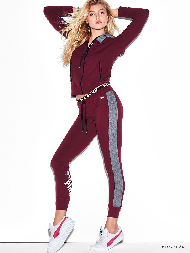 Rachel Hilbert featured in  the Victoria\'s Secret PINK catalogue for Fall 2015