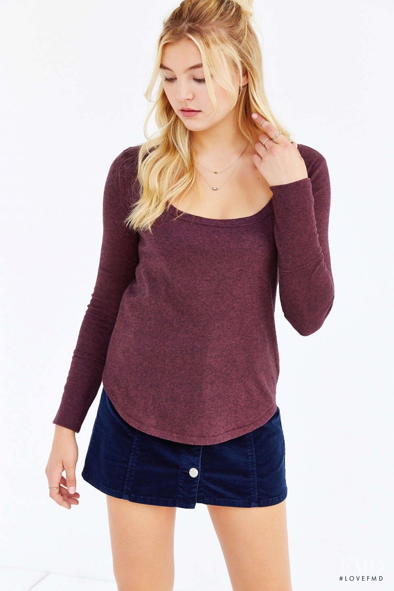 Rachel Hilbert featured in  the Urban Outfitters catalogue for Fall 2015