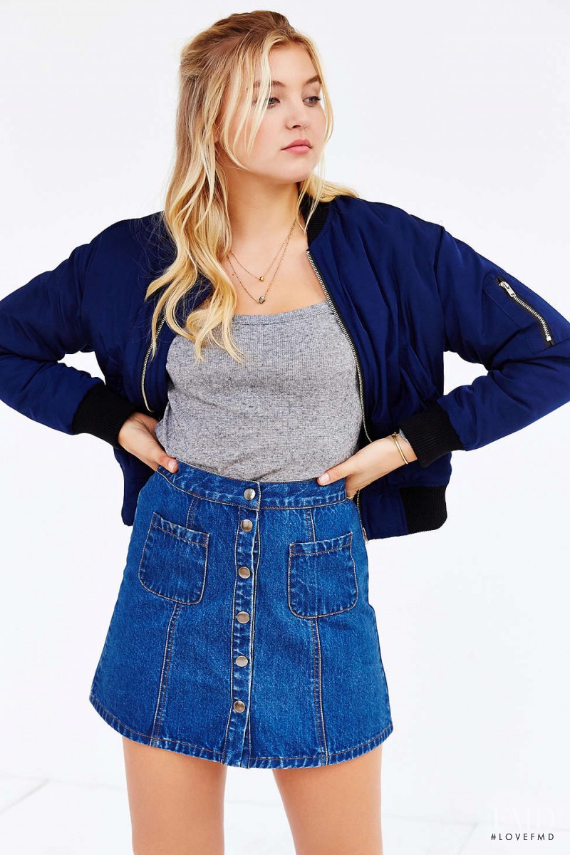 Rachel Hilbert featured in  the Urban Outfitters catalogue for Fall 2015