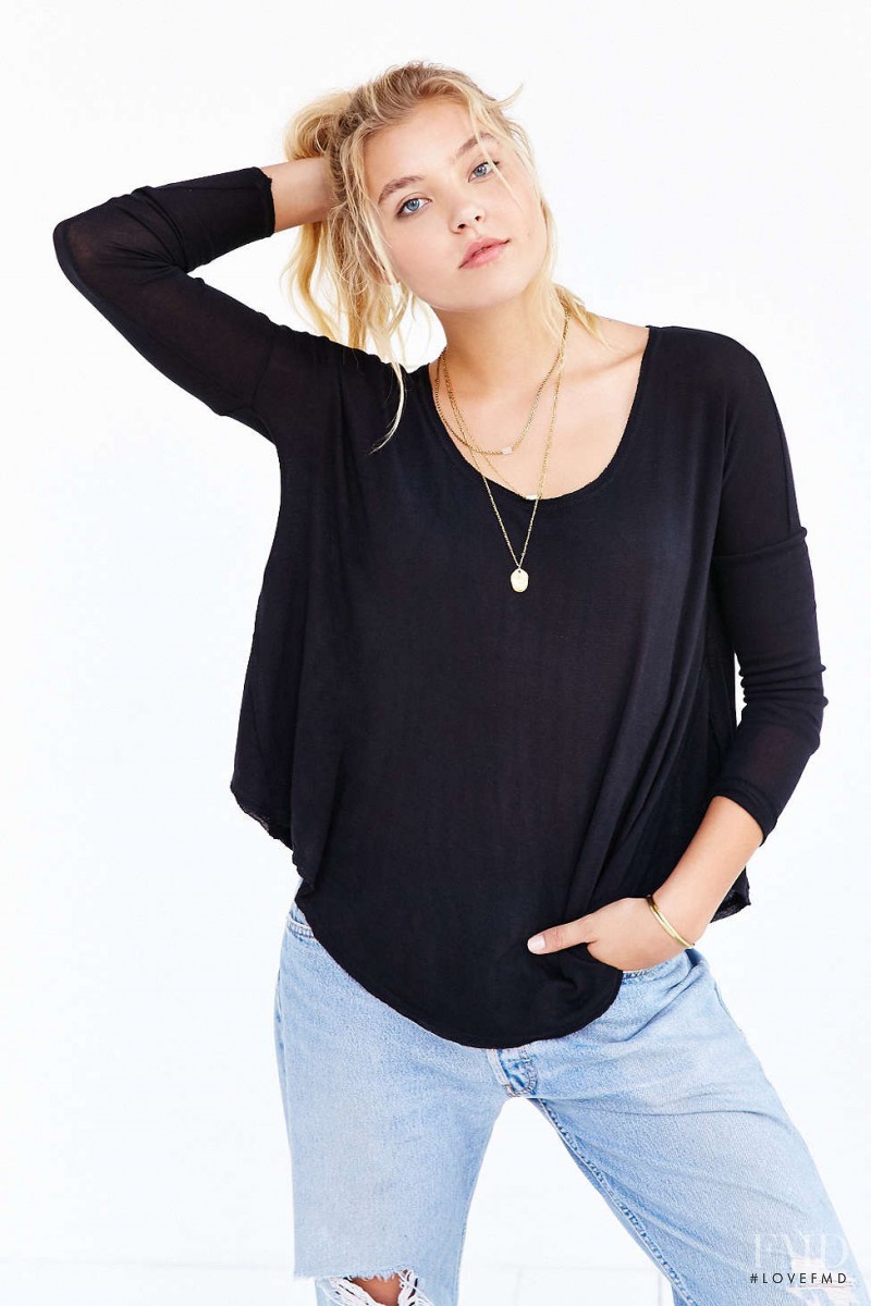 Rachel Hilbert featured in  the Urban Outfitters catalogue for Fall 2015