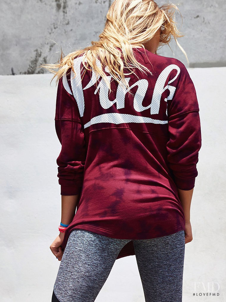 Rachel Hilbert featured in  the Victoria\'s Secret PINK catalogue for Fall 2015