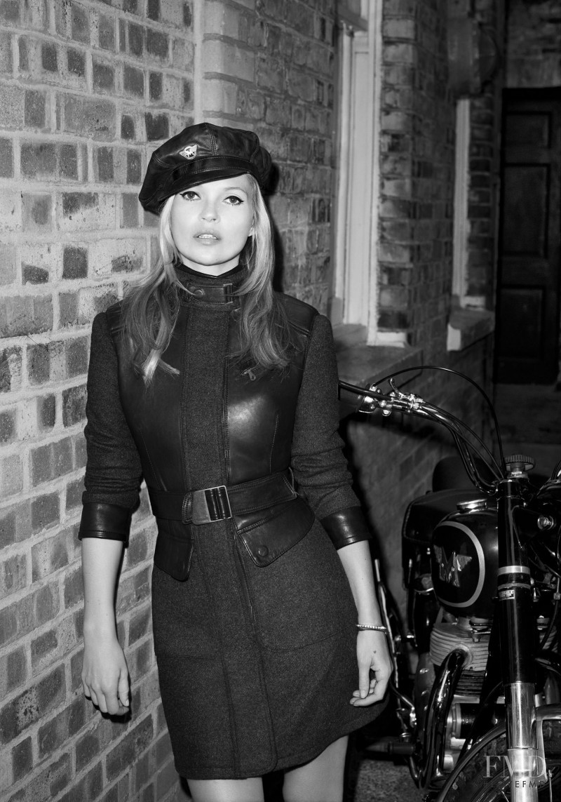 Kate Moss featured in  the Matchless London advertisement for Autumn/Winter 2013