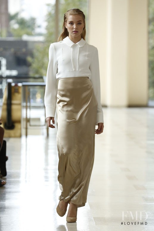 Rachel Hilbert featured in  the Nina Skarra fashion show for Spring/Summer 2013
