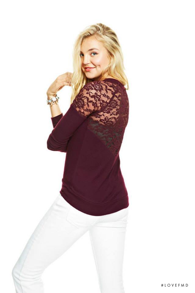 Rachel Hilbert featured in  the Delias catalogue for Autumn/Winter 2013