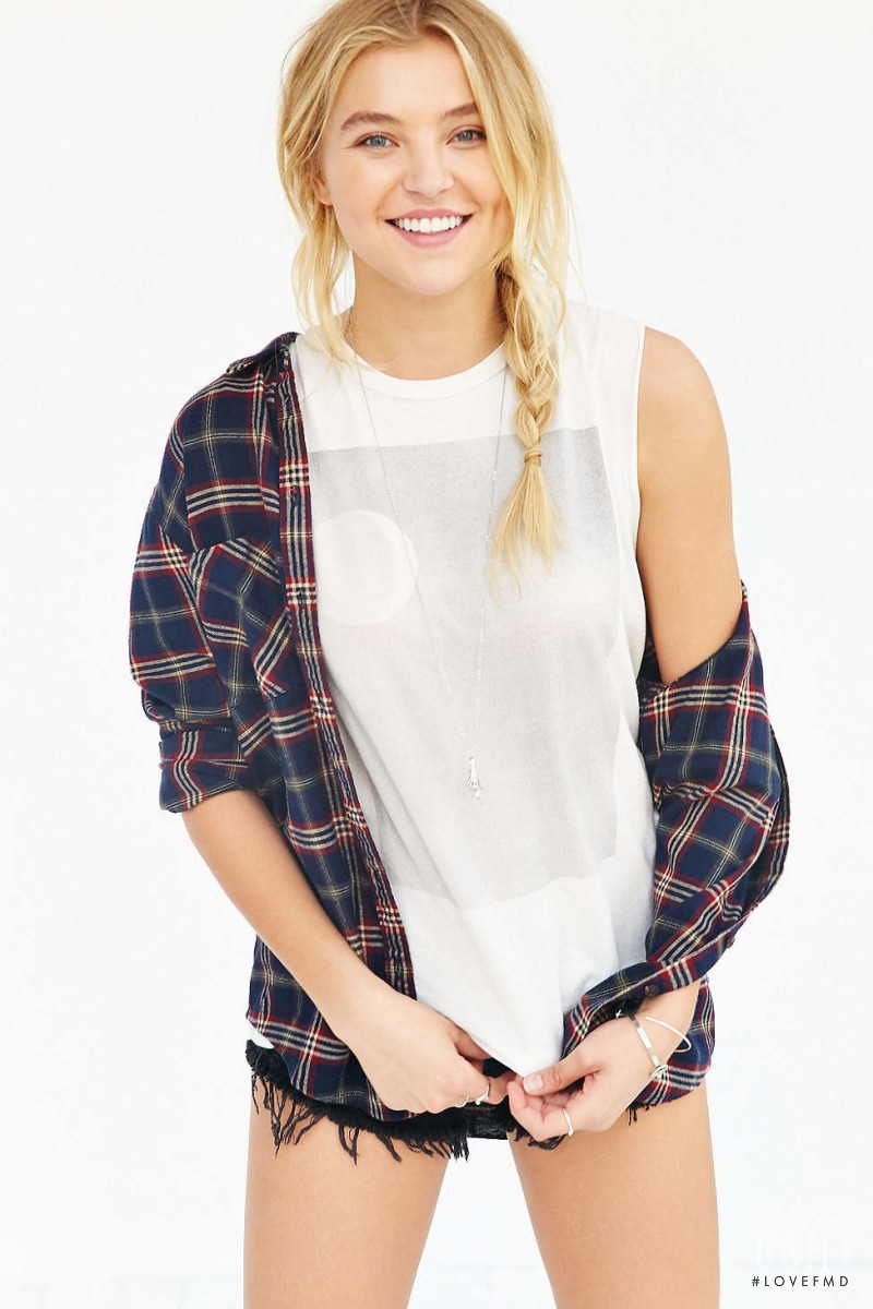 Rachel Hilbert featured in  the Urban Outfitters catalogue for Pre-Fall 2015