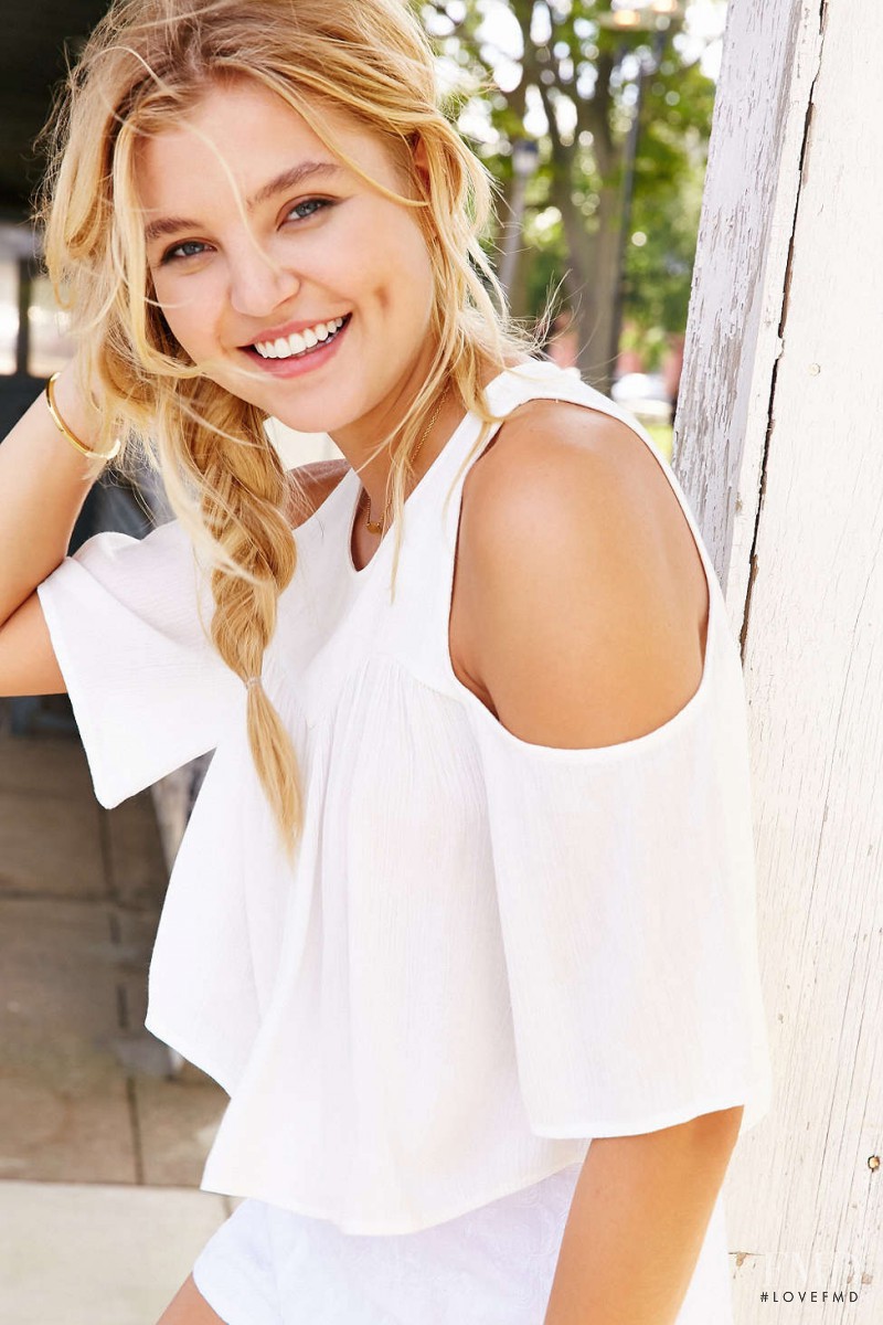 Rachel Hilbert featured in  the Urban Outfitters catalogue for Pre-Fall 2015