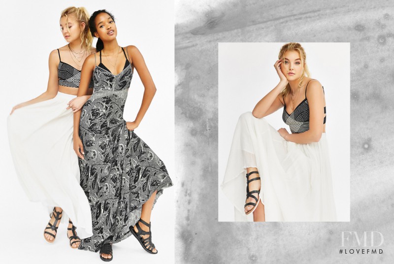 Rachel Hilbert featured in  the Urban Outfitters Mix & Max catalogue for Pre-Fall 2015