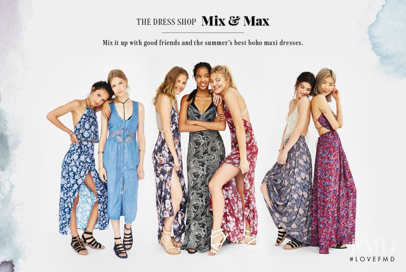 Rachel Hilbert featured in  the Urban Outfitters Mix & Max catalogue for Pre-Fall 2015