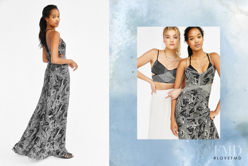 Rachel Hilbert featured in  the Urban Outfitters Mix & Max catalogue for Pre-Fall 2015