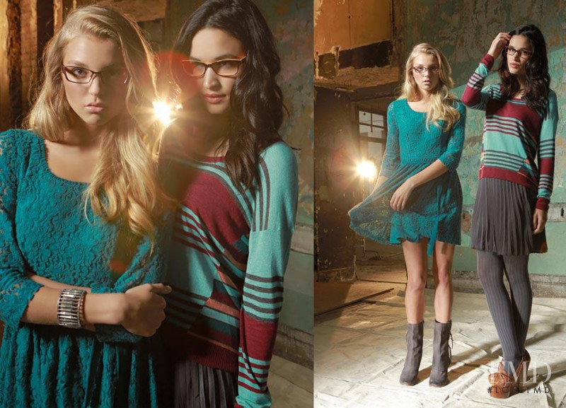 Rachel Hilbert featured in  the kensie catalogue for Autumn/Winter 2012