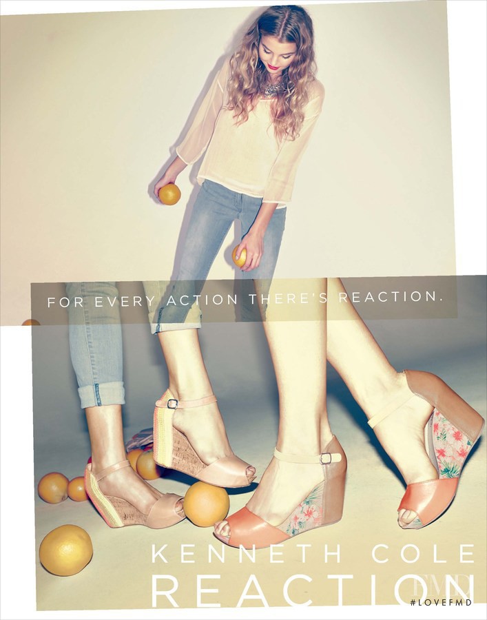 Rachel Hilbert featured in  the Kenneth Cole Reaction advertisement for Spring/Summer 2013
