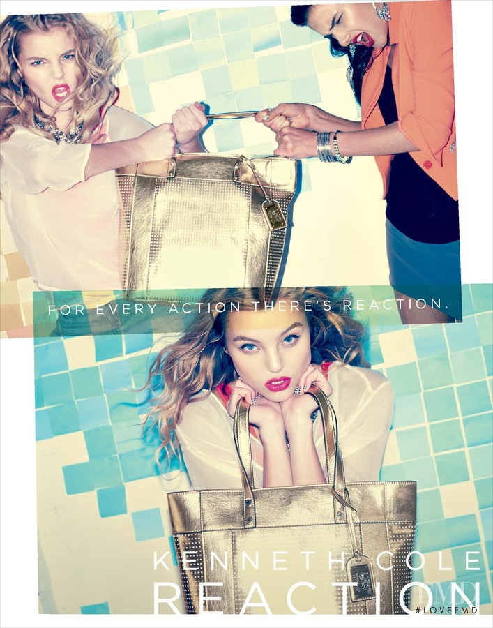 Rachel Hilbert featured in  the Kenneth Cole Reaction advertisement for Spring/Summer 2013