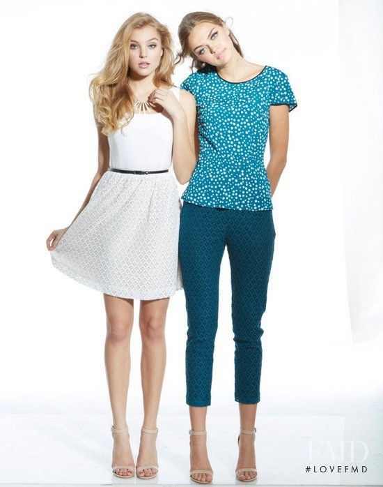 Rachel Hilbert featured in  the kensie catalogue for Spring/Summer 2013