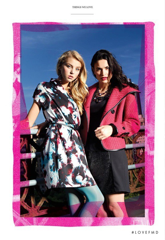 Rachel Hilbert featured in  the kensie catalogue for Holiday 2012