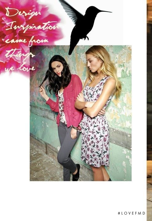 Rachel Hilbert featured in  the kensie catalogue for Holiday 2012