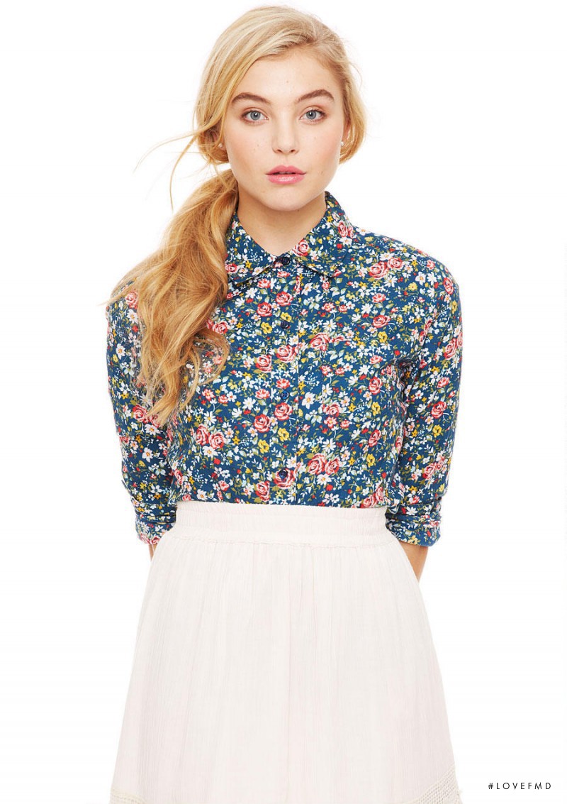 Rachel Hilbert featured in  the Delias catalogue for Spring/Summer 2014